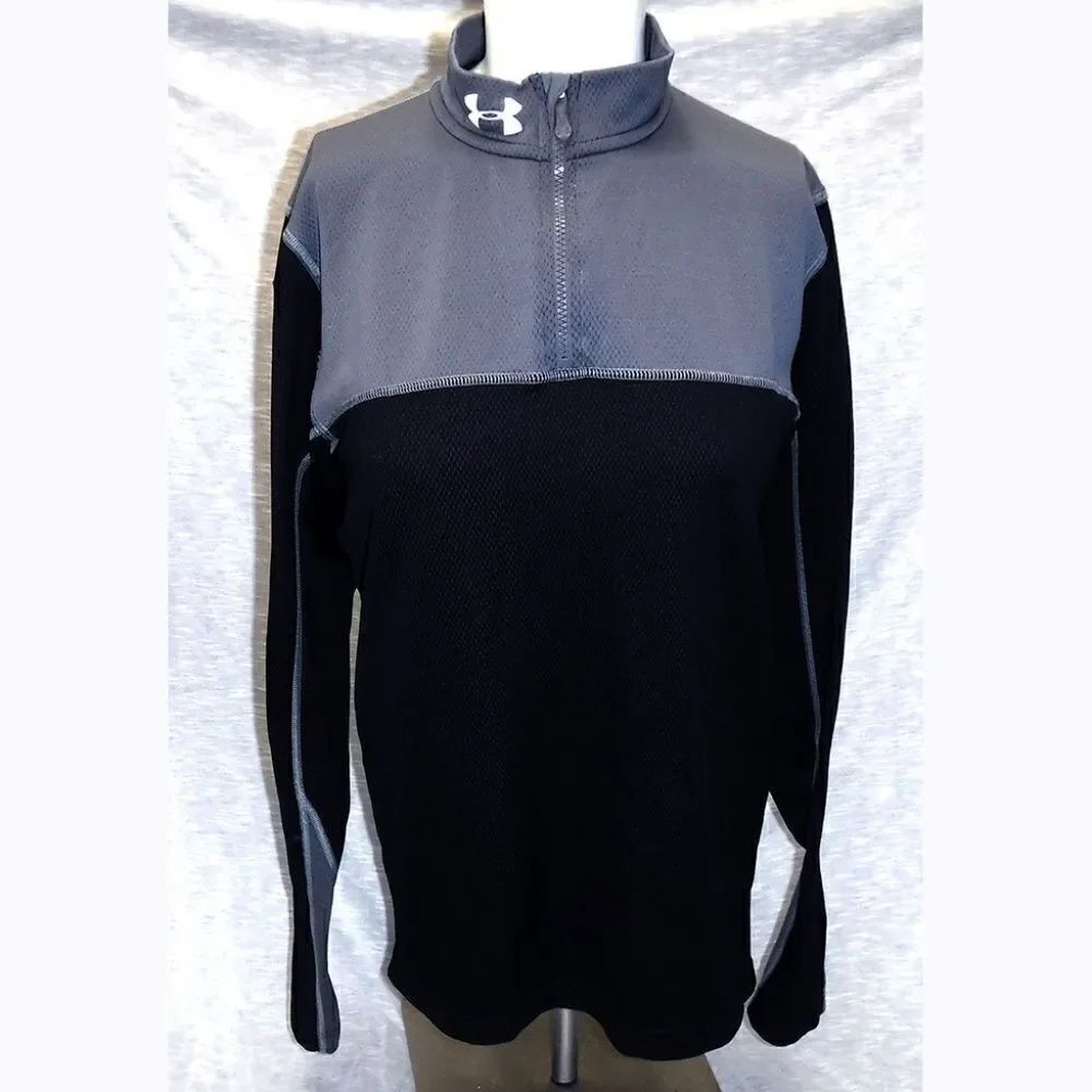 Under Armour Cold Gear gray black jacket - Picture 2 of 5